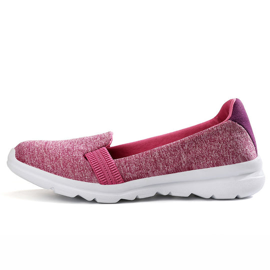 Damen Komfortable Slip-On Freizeitschuhe EB