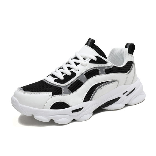 Damen sportive Komfort-Sneaker mit atmungsaktivem Obermaterial und dämpfender Sohle EB