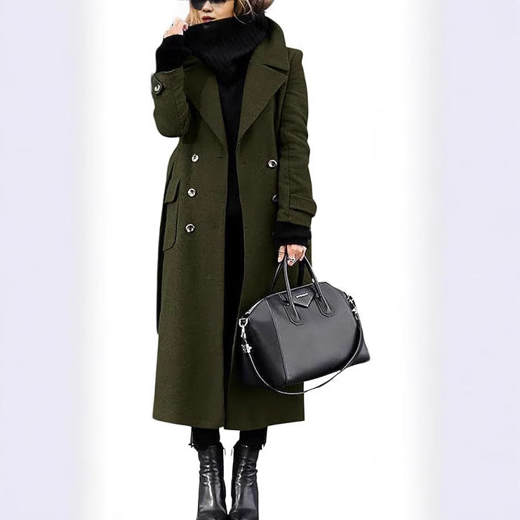 Damen eleganter Wollmantel EB