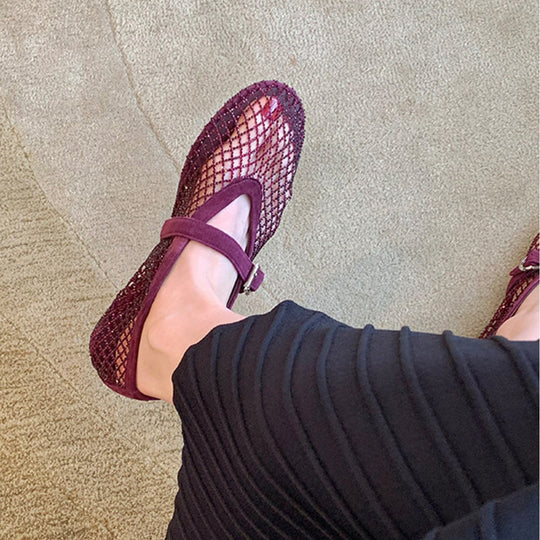 Damen elegante und bequeme Ballerinas EB