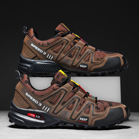 Damen Sportliche Trail-Laufschuhe mit robuster Sohlenkonstruktion und atmungsaktivem Obermaterial EB