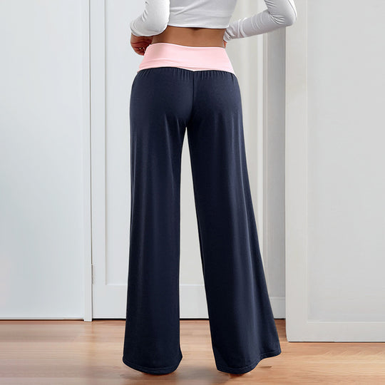 Damen Weite Sporthose mit elastischem Bund und gemütlichem Schnitt EB