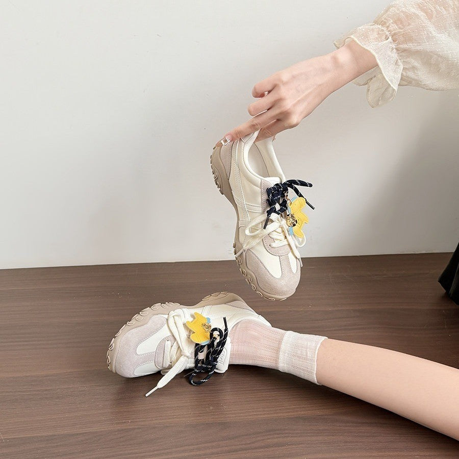 Damen sportliche Lauf-Sneaker mit atmungsaktivem Mesh-Obermaterial und rutschfester Sohle EB