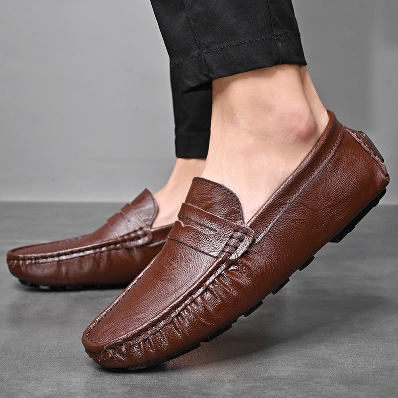 Damen Mokassins aus hochwertigem Leder mit flexiblem Sohlenprofil EB