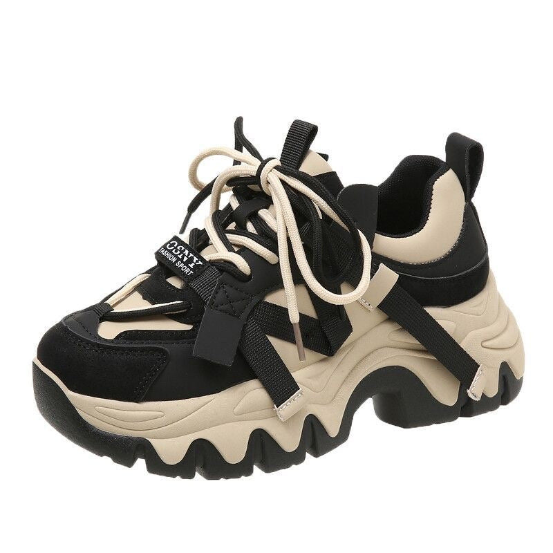 Damen Sportliche Chunky Sneaker mit flexibler Sohle und atmungsaktivem Obermaterial EB