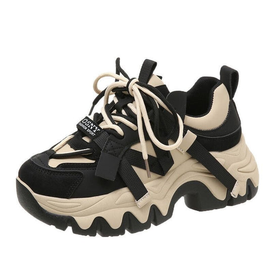 Damen Sportliche Chunky Sneaker mit flexibler Sohle und atmungsaktivem Obermaterial EB