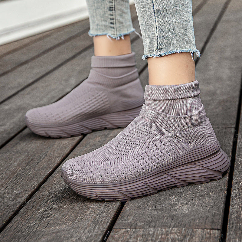 Damen Hochleistungs-Laufschuhe mit atmungsaktivem Strickoberteil EB