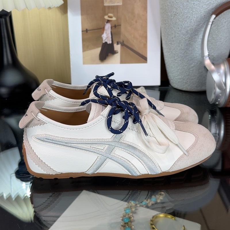 Damen Sneakers mit modischem Design und bequemem Schnürverschluss EB