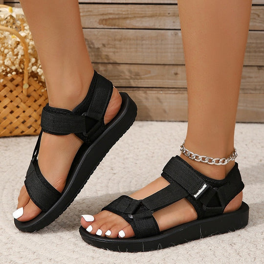 Damen Farbige Komfort Sandalen EB