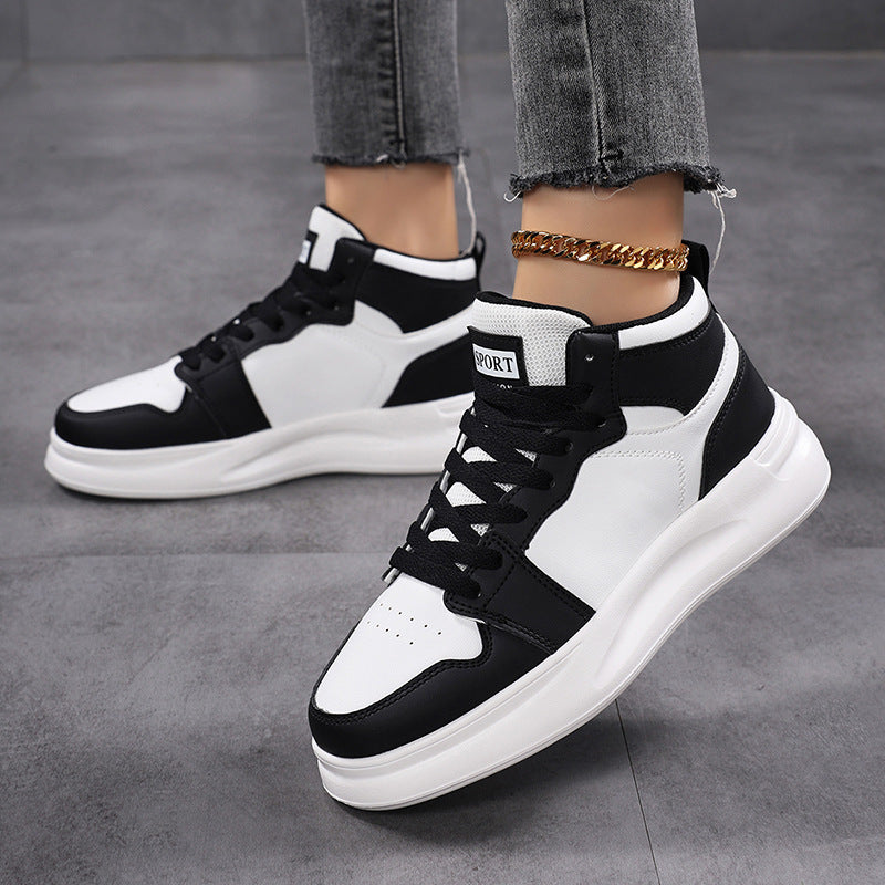 Damen Sportliche High-Top Sneaker mit atmungsaktivem Obermaterial EB