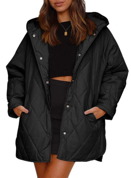 EB | Gepolsterte Jacke mit Klassischem Druck