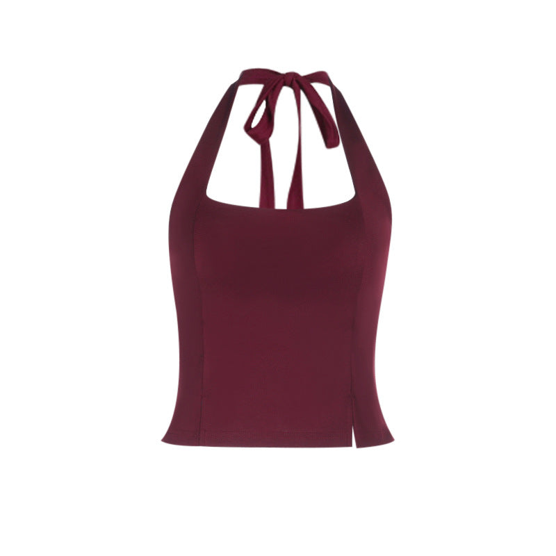 Damen figurbetontes Oberteil mit tiefem Ausschnitt und seitlichen Cut-outs EB