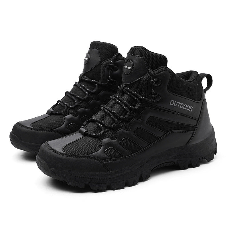Damen Stabile und wetterfeste Wanderschuhe mit hohem Schaft EB
