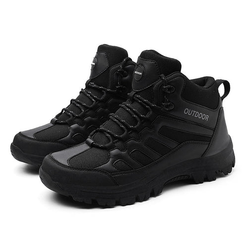 Damen Stabile und wetterfeste Wanderschuhe mit hohem Schaft EB