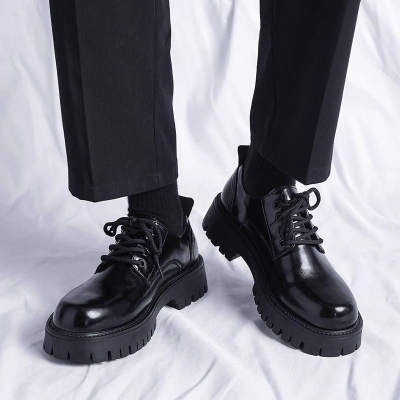Herren modische Schnürschuhe mit robustem Profil und rutschfester Sohle EB
