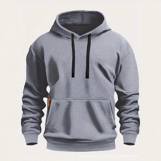 Herren sportlicher Kapuzenpullover mit praktischen Taschen und atmungsaktivem Material EB