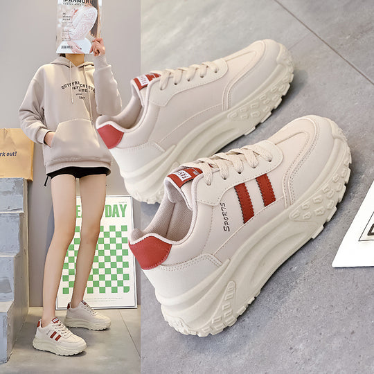 Damen Sportliche Chunky Sneakers mit stabiler Sohle und stylischem Design EB