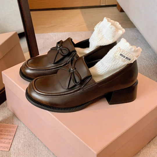Damen Mokassins mit elegantem Schleifenakzent und komfortabler Innensohle EB