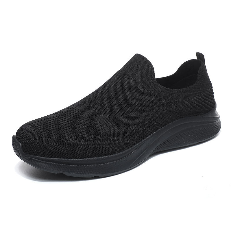 Damen Slip-On Sportschuhe mit atmungsaktivem Mesh-Obermaterial EB