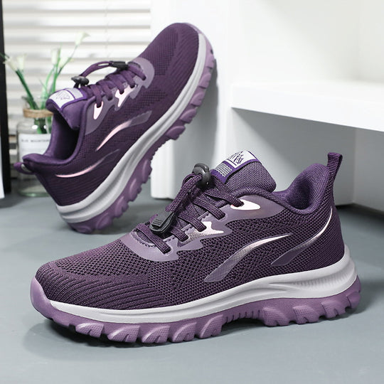 Damen Sportliche Laufschuhe mit flexiblem und atmungsaktivem Mesh-Obermaterial EB
