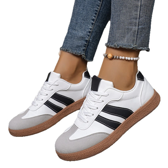 Damen Modische Sneakers mit sportlichem Design und atmungsaktiver Sohle EB
