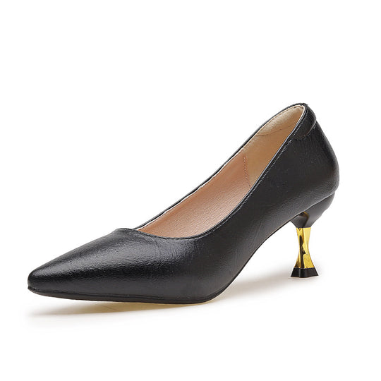 Damen Elegante Pumps mit einzigartigem Absatzdesign EB