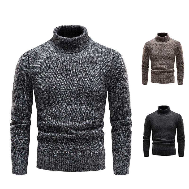 Herren Rollkragenpullover aus hochwertiger Wolle EB
