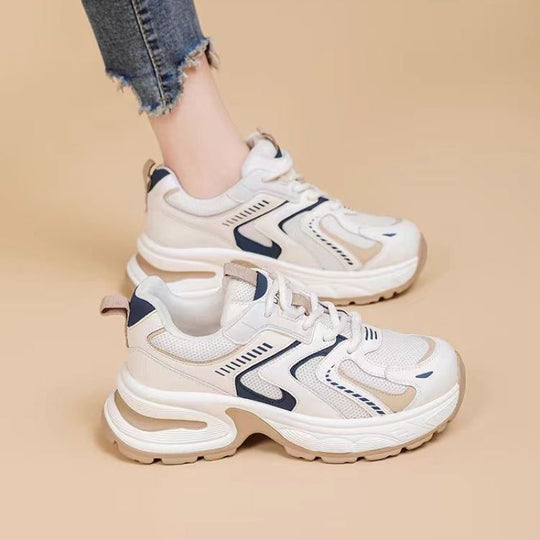 Damen modische Sneakers mit reflektierendem Obermaterial und innovativer Dämpfung EB