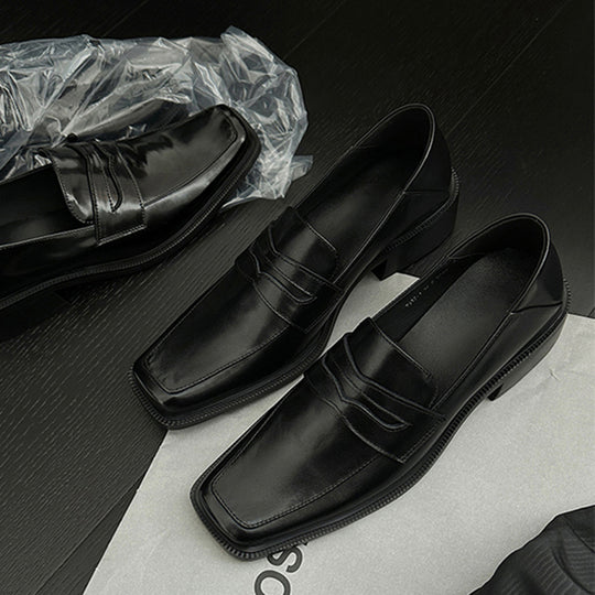 Damen elegante Loafers mit hochwertiger Lederoberfläche und modischem Design EB
