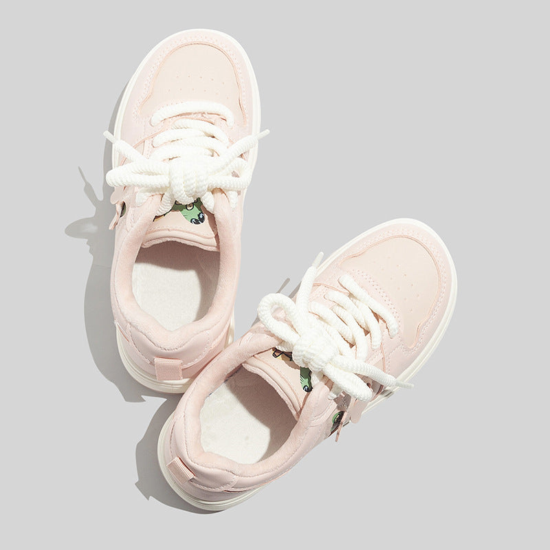 Damen Komfortable Sneakers mit weichem Innenfutter und trendy Design EB