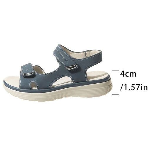 Damen Komfortable Sandalen mit verstellbaren Riemen und dämpfender Sohle EB