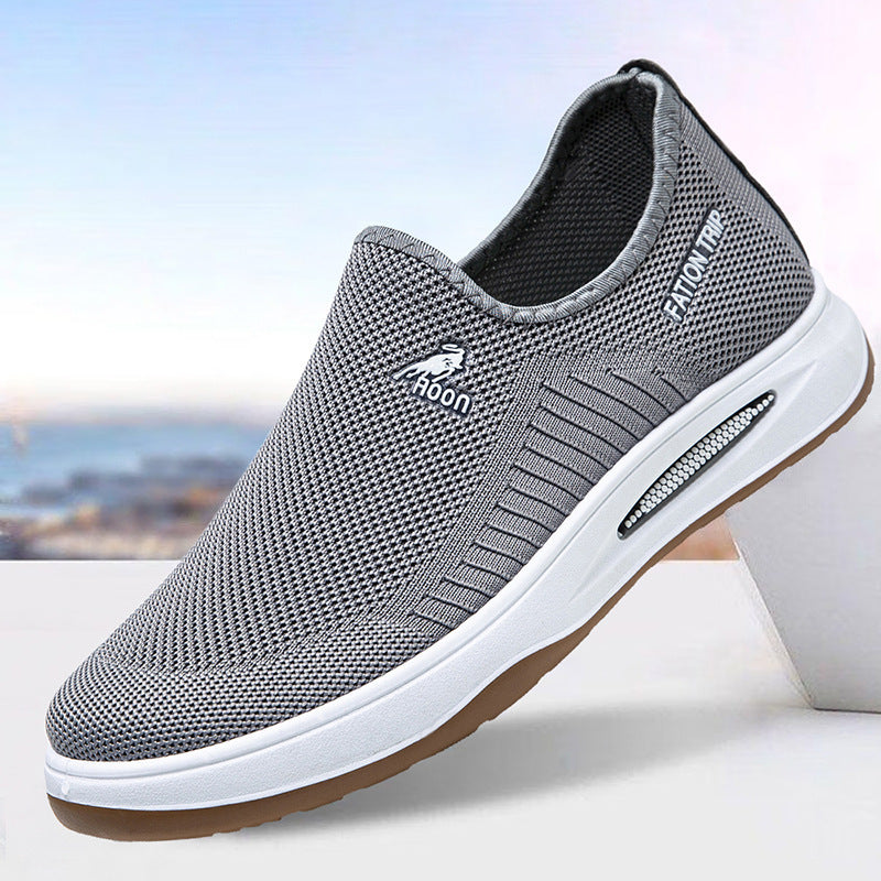 Damen Atmungsaktive Freizeit-Sneaker mit elastischem Design und rutschfester Sohle EB