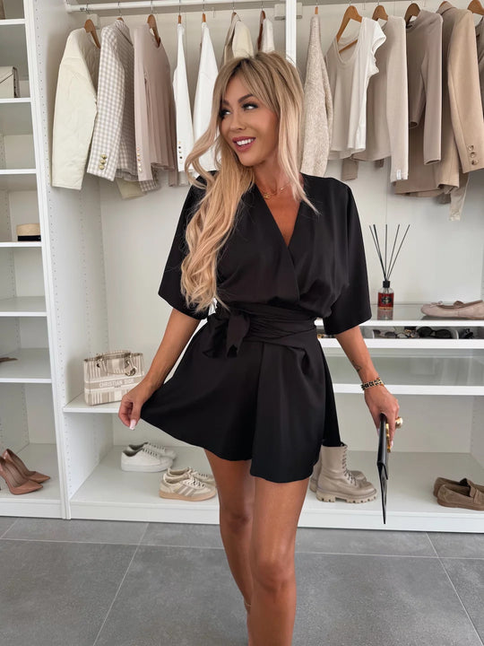 Damen Wickelkleid mit schmeichelndem Schnitt EB