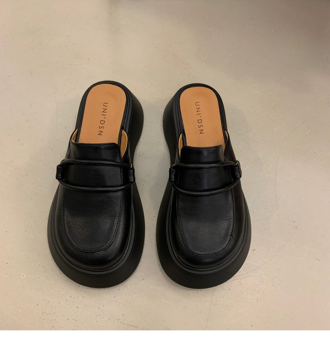 Damen Mokassins mit elegantem Schnallen-Detail und komfortabler Sohle EB