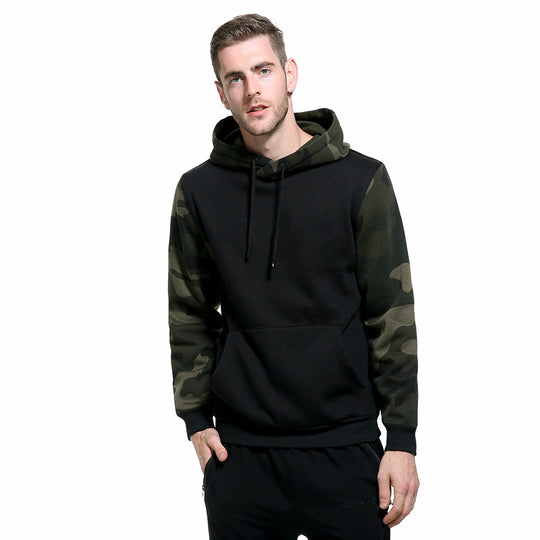 Herren Kapuzenpullover mit modernem Camouflage-Design EB