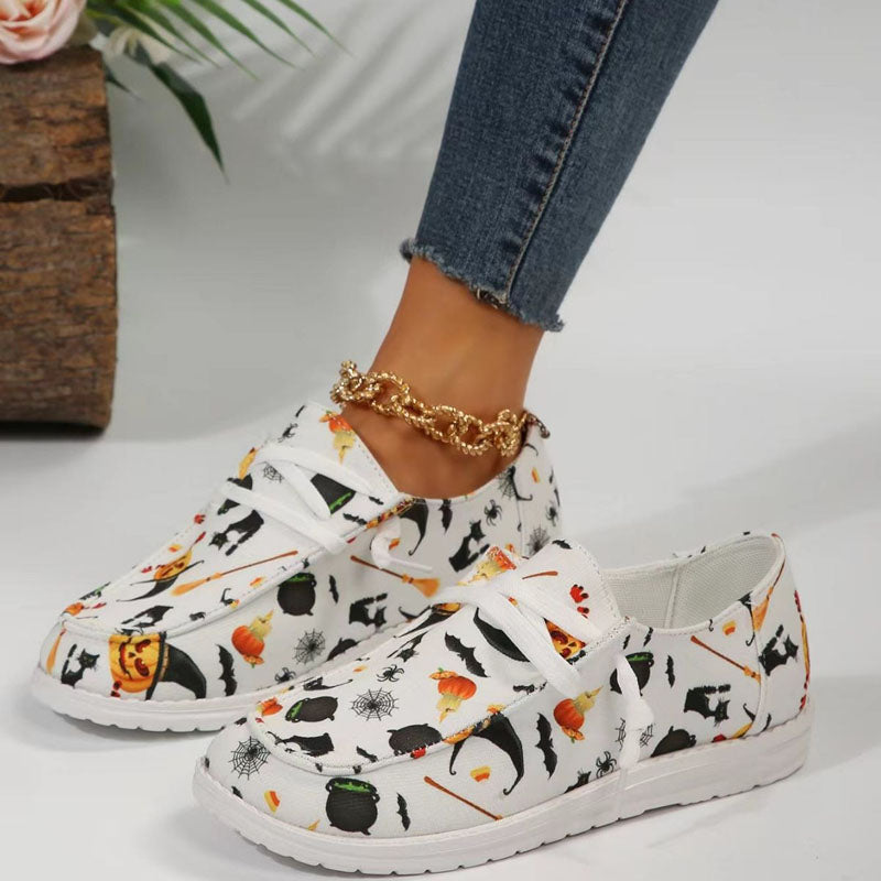 Kreative Schuhe Halloween Druck EB