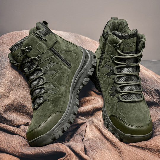 Herren Multifunktionale Wanderstiefel mit hohem Knöchelschutz und griffiger Sohle EB