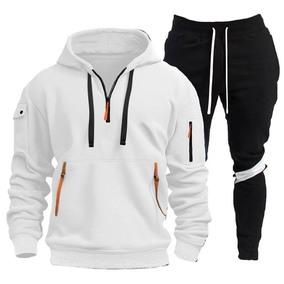 Herren Sportliche Hoodie- und Jogginghosen Kombination EB