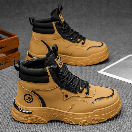 Herren Sneaker Boots mit hohem Schaft und rutschfester Sohle EB