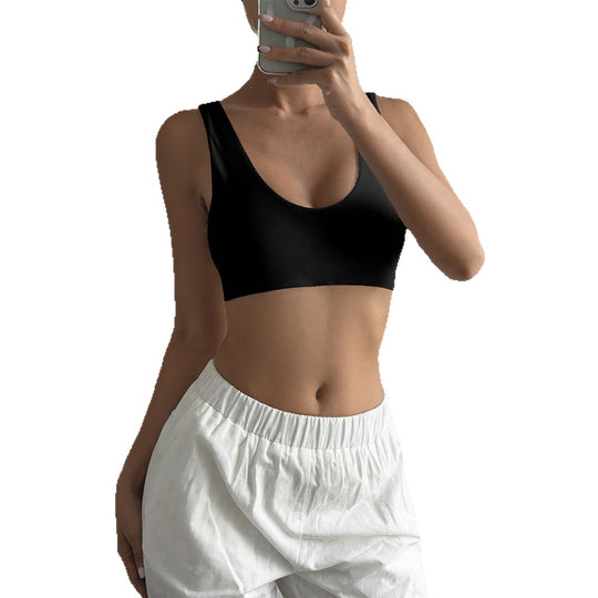 Damen Sport-Bustier mit bequemen breiten Trägern und elastischem Schnitt EB