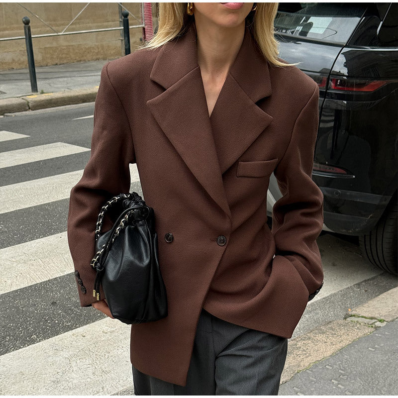 Damen klassischer, taillierter Blazer EB