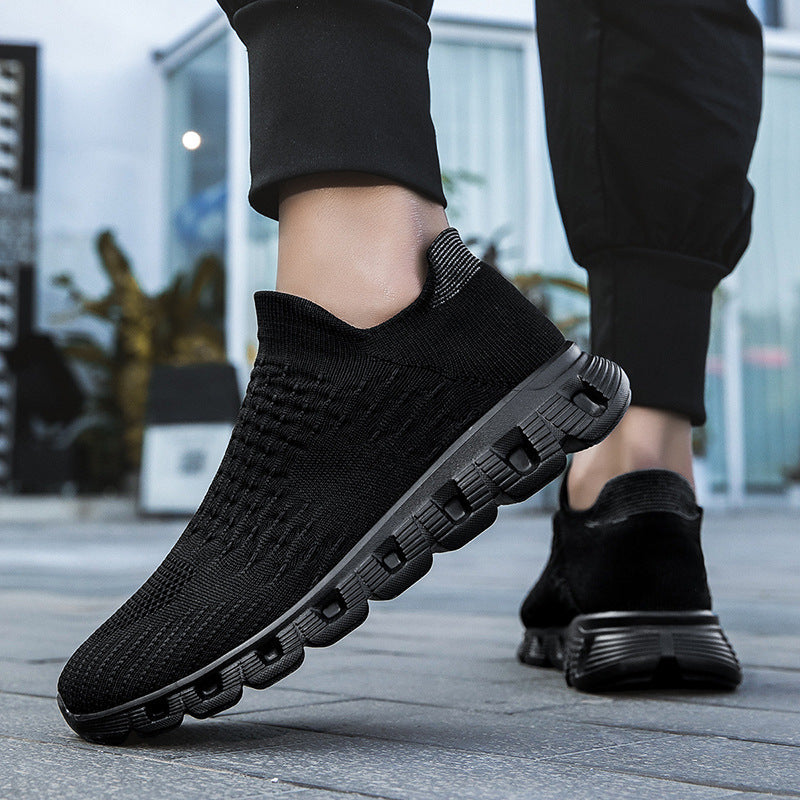 Damen Atmungsaktive Slip-On Sneakers mit dämpfender Sohle EB