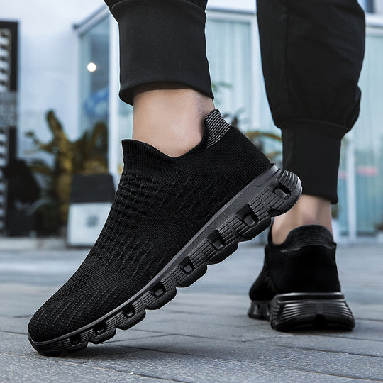 Damen Atmungsaktive Slip-On Sneakers mit dämpfender Sohle EB