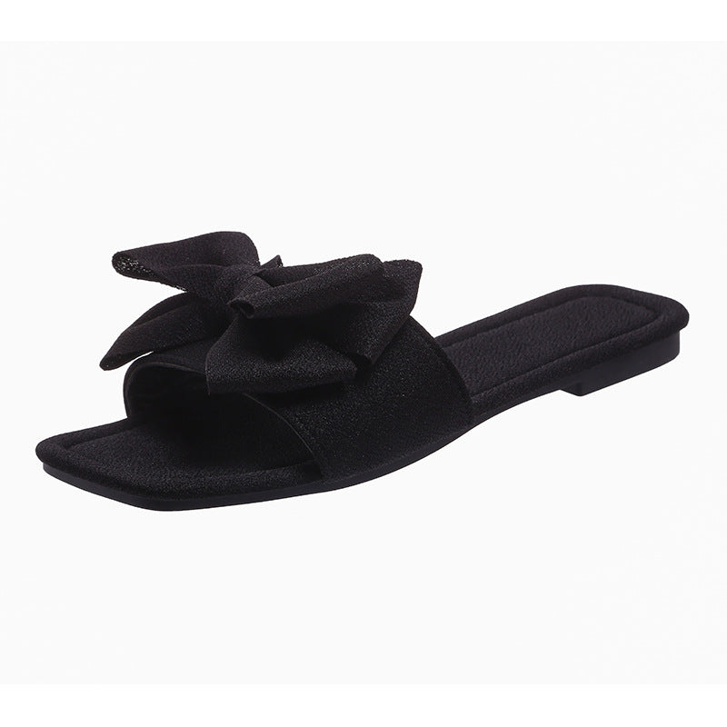 Damen Mules mit großer Schleifen-Applikation EB