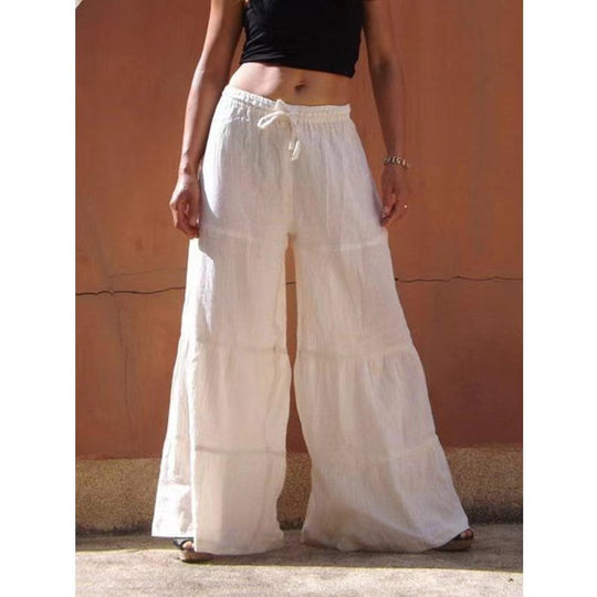 Damen Weite Culotte-Hose im modernen Look EB
