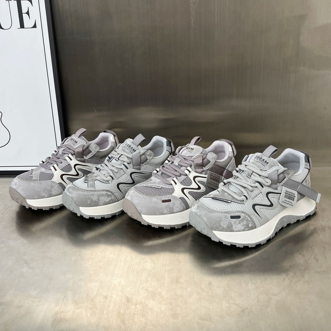 Damen Sportliche Sneakers mit ergonomischer Dämpfungstechnologie und rutschfester Sohle EB