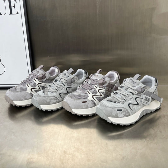 Damen Sportliche Sneakers mit ergonomischer Dämpfungstechnologie und rutschfester Sohle EB