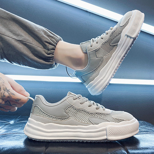 Damen Sportliche Sneakers mit atmungsaktivem Mesh und bequemer Dämpfung EB