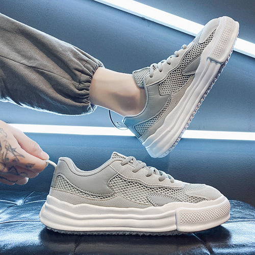 Damen Sportliche Sneakers mit atmungsaktivem Mesh und bequemer Dämpfung EB