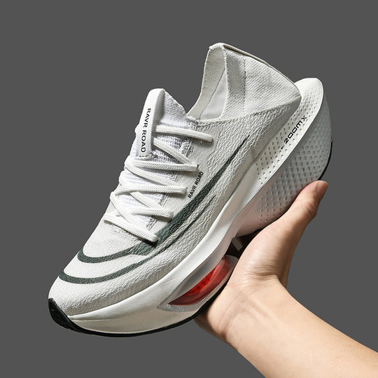 Herren hochdämpfender Straßenlaufschuh mit sichtbarer Luftkammer und nahtlosem Strickoberteil EB